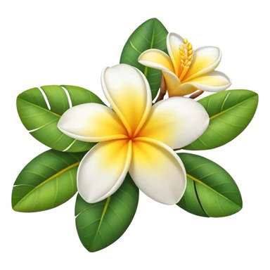 Plumeria sticker