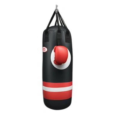 kickboxing bag sticker