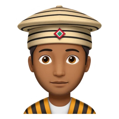 https://www.emojis.com/emoji/man-wearing-a-nepali-dhaka-topi-with-stripes-and-design-on-it-yuRsG5ZrBfPDhaka topi emoji nepali people wear in head sticker