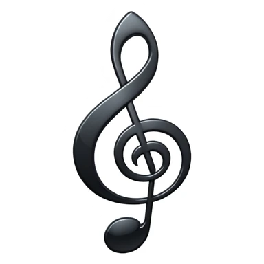 music note with a music disc sticker