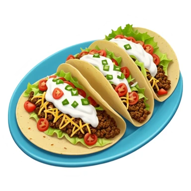 platter of tacos sticker