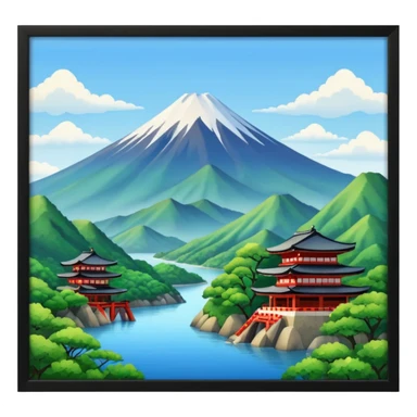 japan country sticker