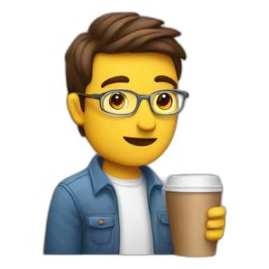 Suburu driver with a coffee can exhaust sticker