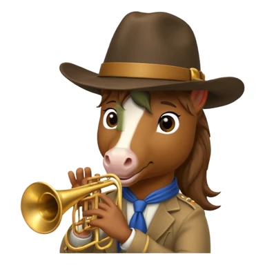 horse Musician sticker