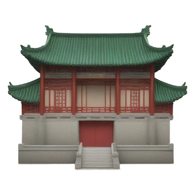 traditional Chinese architecture sticker
