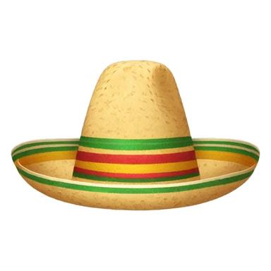 Mexican sombrero sticker