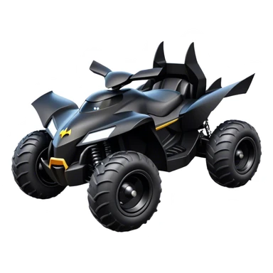 batmobile atv quad sticker