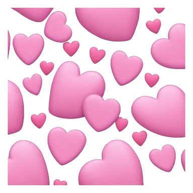 Heart pink and flowers sticker