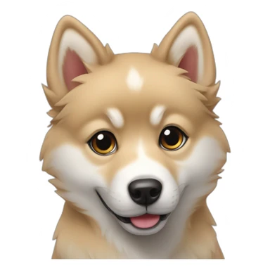 Wolfspitz-puppy sticker