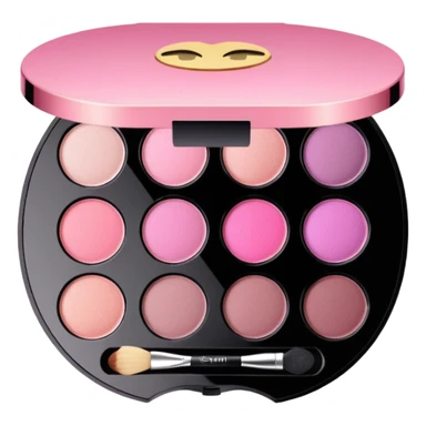 Pink eyeshadow palette sticker