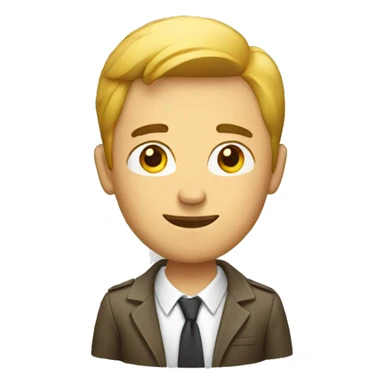 Men with car sticker