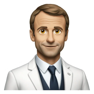 Emanuel Macron énervé  sticker