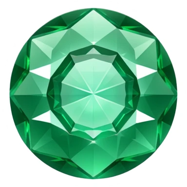 Emerald gem sticker