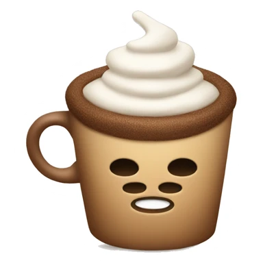 Coffee in a cozy Christmas cup sticker