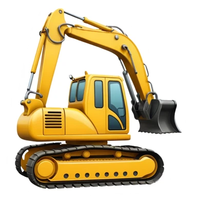 excavator sticker