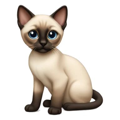 Siamese kitten sticker