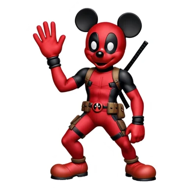 Deadpool Mickey Mouse sticker