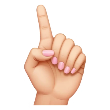 hand sticking up pinky finger instead of middle sticker