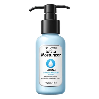 Dr. Loretta moisturizer product sticker