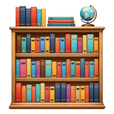 aestetic bookshelf y2k style sticker