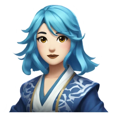 Furina from genshin impact sticker