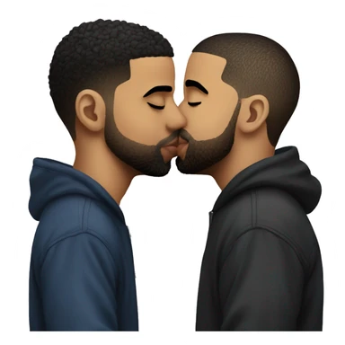 drake kissing drake kissing drake kissing drake sticker