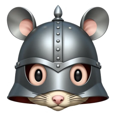 Medieval Helmets with mouse sticker