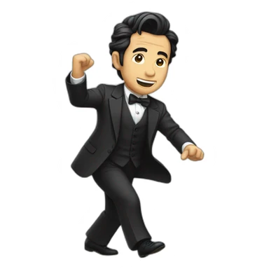 dancing-abe-shinzo sticker