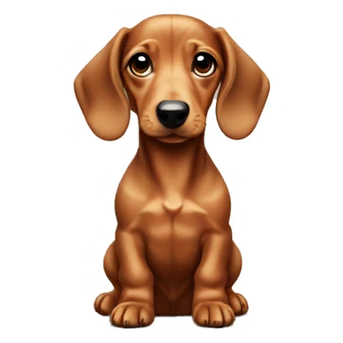 Dachshund puppy sticker