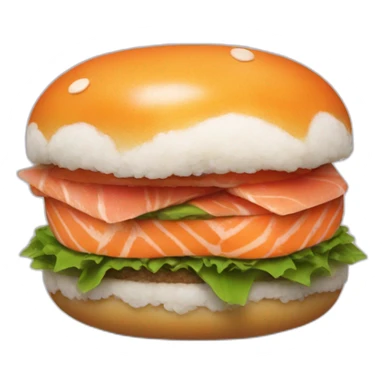 sushi-burger sticker