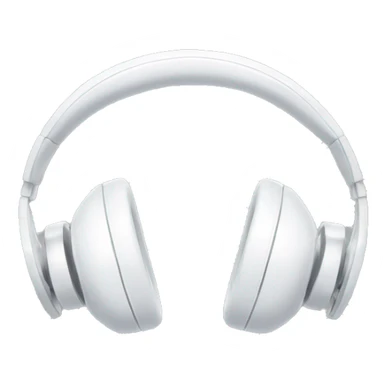 white headphones with white bows sticker