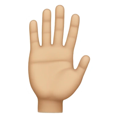 Finger going through circle sticker