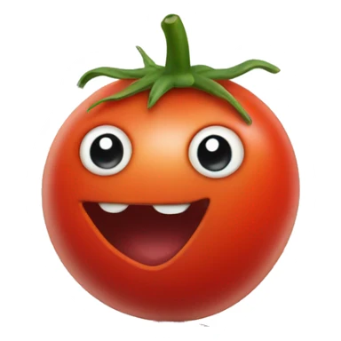 tomato that is half fish  sticker