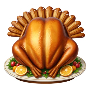 Christmas turkey sticker
