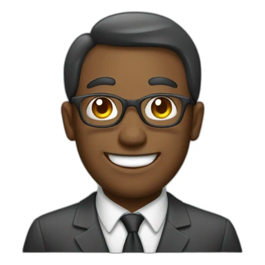 Empresário feliz sticker