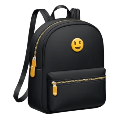 sac a dos plat noir sticker