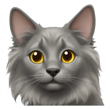 Nebelung cat sticker