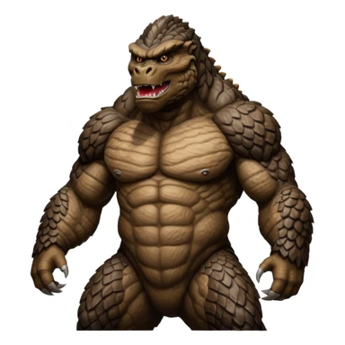 Godzilla king Kong hybrid sticker