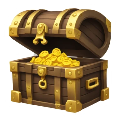 pure color treasure chest  sticker