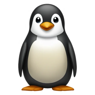 penguin with khaki color not black sticker