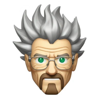 Walter white Super saiyan sticker