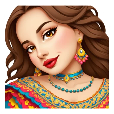 Folkloric Dancer sticker