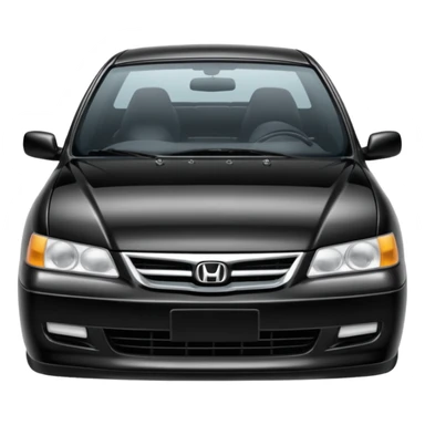 96 Black honda accord sticker