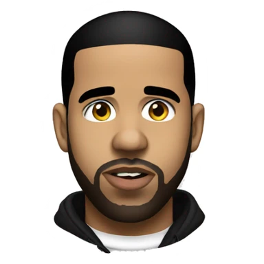 Rapper Drake sticker