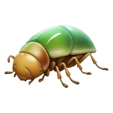 bug drooling while sleeping sticker