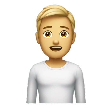 Perssonag qui fait un bad sticker