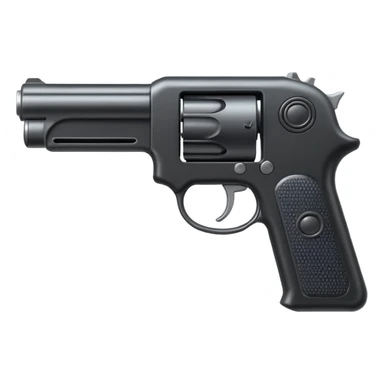 A gun pointing to the left sticker