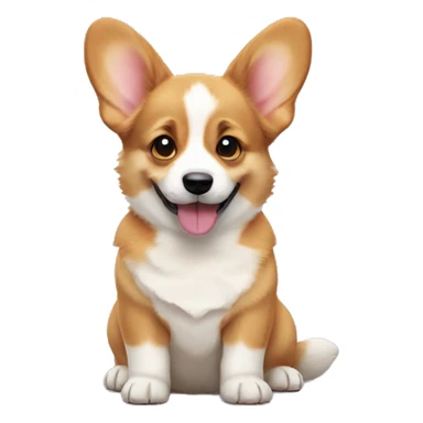 Corgi puppy sticker