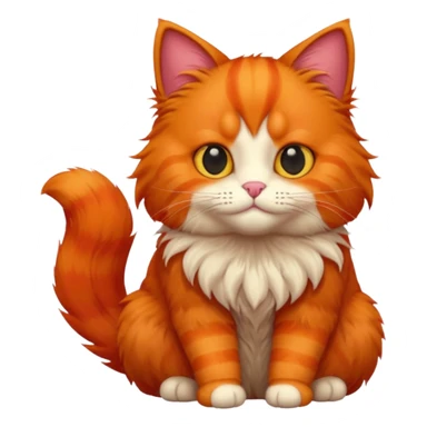 red cat sticker