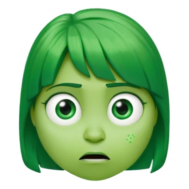 Disgust From Inside Out Liza Lipra  sticker